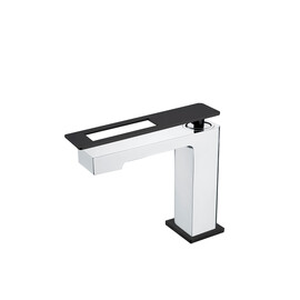 СМЕСИТЕЛЬ BOHEME Q ДЛЯ УМЫВАЛЬНИКА НИЗКИЙ CHROMEBLACK