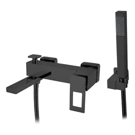 СМЕСИТЕЛЬ ДЛЯ ВАННЫ С ДУШЕМ BOHEME Q BLACKBLACK