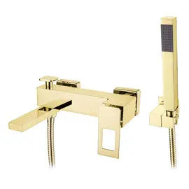 СМЕСИТЕЛЬ ДЛЯ ВАННЫ С ДУШЕМ BOHEME Q GOLDGOLD