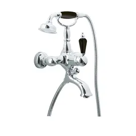 СМЕСИТЕЛЬ ДЛЯ ВАННЫ С ДУШЕВЫМ ГАРНИТУРОМ BOHEME TRADIZIONALE NERO