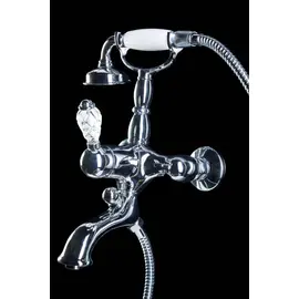 СМЕСИТЕЛЬ ДЛЯ ВАННЫ (ДУШЕВОЙ КОМПЛЕКТ) BOHEME CRYSTAL ХРОМ (ОДНОРУЧКОВЫЙ)