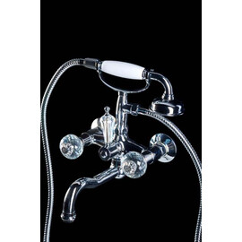 СМЕСИТЕЛЬ ДЛЯ ВАННЫ(ДУШЕВОЙ КОМПЛЕКТ) BOHEME FLORA ХРОМ