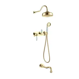 ВСТРАИВАЕМЫЙ СМЕСИТЕЛЬ ДЛЯ ВАННЫ BOHEME TRADIZIONALE ORO