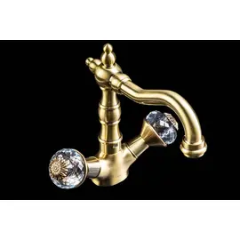 СМЕСИТЕЛЬ ДЛЯ УМЫВАЛЬНИКА, ВЫСОКИЙ BOHEME FLORA БРОНЗА