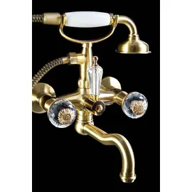 СМЕСИТЕЛЬ ДЛЯ ВАННЫ(ДУШЕВОЙ КОМПЛЕКТ) BOHEME FLORA БРОНЗА