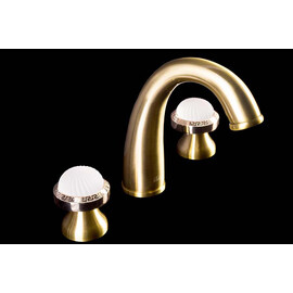 СМЕСИТЕЛЬ ДЛЯ УМЫВАЛЬНИКА НА 3 ОТВЕРСТИЯ BOHEME SATINE БРОНЗА