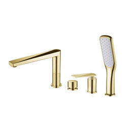 СМЕСИТЕЛЬ ВРЕЗНОЙ НА БОРТ ВАННЫ BOHEME VENTURO ЗОЛОТО