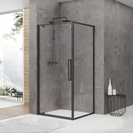 ДУШЕВОЙ УГОЛОК BLACK & WHITE STELLAR WIND S877 BLACK 90X90X195