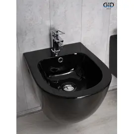 БИДЕ ПОДВЕСНОЕ GID BDP-96BL ЧЕРНЫЙ ГЛЯНЕЦ