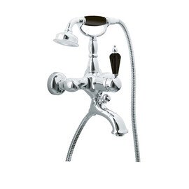 СМЕСИТЕЛЬ ДЛЯ ВАННЫ С ДУШЕВЫМ ГАРНИТУРОМ BOHEME TRADIZIONALE NERO