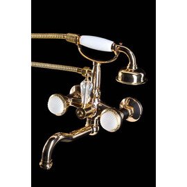 СМЕСИТЕЛЬ ДЛЯ ВАННЫ (ДУШЕВОЙ КОМПЛЕКТ) BOHEME SATINE