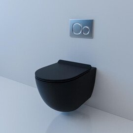 УНИТАЗ-ПОДВЕСНОЙ ESBANO GARCIA ЧЕРНЫЙ МАТОВЫЙ
