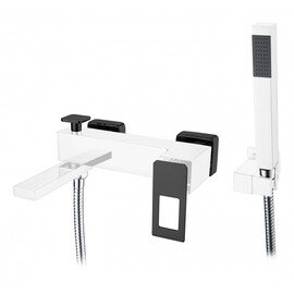 СМЕСИТЕЛЬ ДЛЯ ВАННЫ С ДУШЕМ BOHEME Q CHROMEBLACK