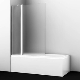 СТЕКЛЯННАЯ ШТОРКА НА ВАННУ WASSERKRAFT BERKEL 48P02-110L MATT GLASS FIXED