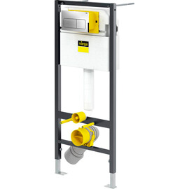 ИНСТАЛЛЯЦИЯ VIEGA PREVISTA DRY 8524.10 ДЛЯ ПОДВЕСНОГО УНИТАЗА, В КОМПЛЕКТЕ С КЛАВИШЕЙ СМЫВА ХРОМ, 792824