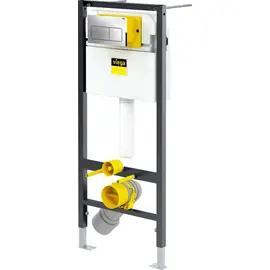 ИНСТАЛЛЯЦИЯ VIEGA PREVISTA DRY 8524.10 ДЛЯ ПОДВЕСНОГО УНИТАЗА, В КОМПЛЕКТЕ С КЛАВИШЕЙ СМЫВА ХРОМ, 792824