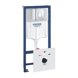 ИНСТАЛЛЯЦИЯ ДЛЯ УНИТАЗА GROHE RAPID SL 4V1 38775001, КЛАВИША СМЫВА ХРОМ