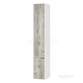 ШКАФ - КОЛОННА AQUATON КАПРИ ЛЕВЫЙ БЕТОН ПАЙН