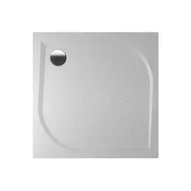 ДУШЕВОЙ ПОДДОН ИЗ ЛИТЬЕВОГО МРАМОРА RIHO KOLPING DB20 80X80 БЕЛЫЙ + СИФОН