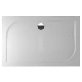 ДУШЕВОЙ ПОДДОН ИЗ ЛИТЬЕВОГО МРАМОРА RIHO KOLPING DB36 140X90 БЕЛЫЙ + СИФОН