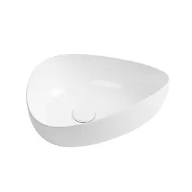 УМЫВАЛЬНИК ЧАША НАКЛАДНАЯ АССИМЕТРИЧНОЙ ФОРМЫ CERAMICA NOVA ELEMENT 455*320*155ММ