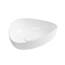 УМЫВАЛЬНИК ЧАША НАКЛАДНАЯ АССИМЕТРИЧНОЙ ФОРМЫ CERAMICA NOVA ELEMENT 455*320*155ММ