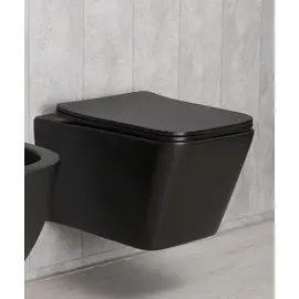 УНИТАЗ ПОДВЕСНОЙ GID TR2144BM ЧЕРНЫЙ МАТОВЫЙ