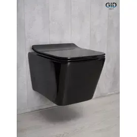 УНИТАЗ ПОДВЕСНОЙ GID TR2144BL ЧЕРНЫЙ ГЛЯНЕЦ