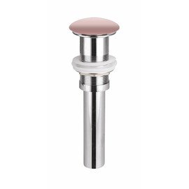 ДОННЫЙ КЛАПАН БЕЗ ПЕРЕЛИВА CERAMICA NOVA РОЗОВЫЙ МАТОВЫЙ
