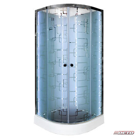 ДУШЕВАЯ КАБИНА DETO EM1580LED+GM С ГИДРОМАССАЖЕМ