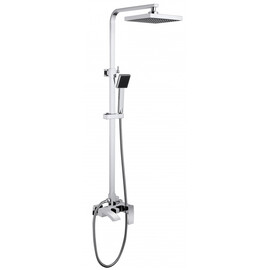 ДУШЕВАЯ СТОЙКА ABBER WASSERFALL AF8616 С ИЗЛИВОМ, ХРОМ