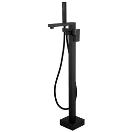 СМЕСИТЕЛЬ ABBER DAHEIM AF8215B НАПОЛЬНЫЙ, ЧЕРНЫЙ МАТОВЫЙ