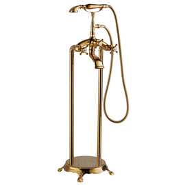 СМЕСИТЕЛЬ ABBER KLASSIK AF8415G НАПОЛЬНЫЙ, ЗОЛОТО