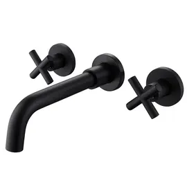 СМЕСИТЕЛЬ ABBER WASSER KREIS AF81121B ДЛЯ РАКОВИНЫ, ЧЕРНЫЙ МАТОВЫЙ