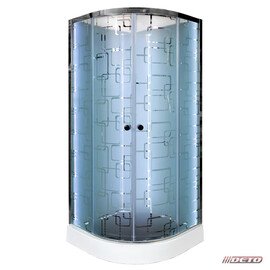ДУШЕВАЯ КАБИНА DETO EM1580LED+GM С ГИДРОМАССАЖЕМ