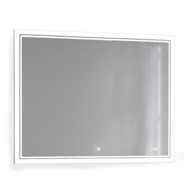 ЗЕРКАЛО JORNO SLIDE 100 С ПОДСВЕТКОЙ И ЧАСАМИ