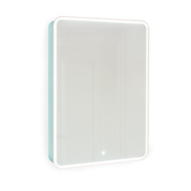 ЗЕРКАЛО-ШКАФ JORNO PASTEL 60 БИРЮЗОВЫЙ БРИЗ С ПОДСВЕТКОЙ