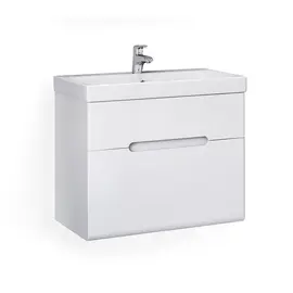 ПОДВЕСНАЯ ТУМБА JORNO MODUO SLIM 60 БЕЛАЯ C РАКОВИНОЙ CERSANIT MODUO SLIM 60 СМ