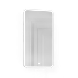 ЗЕРКАЛО-ШКАФ JORNO PASTEL 46 БЕЛЫЙ ЖЕМЧУГ С ПОДСВЕТКОЙ