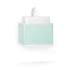 ПОДВЕСНАЯ ТУМБА JORNO PASTEL 58 БИРЮЗОВЫЙ БРИЗ С РАКОВИНОЙ MELANA-7050H