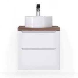 ПОДВЕСНАЯ ТУМБА JORNO WOOD 60 БЕЛАЯ