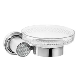 МЫЛЬНИЦА НАСТЕННАЯ BOHEME ROYAL CRISTAL ХРОМ