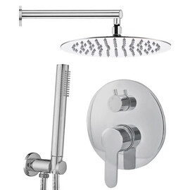 ВСТРАИВАЕМЫЙ ДУШЕВОЙ КОМПЛЕКТ СО СМЕСИТЕЛЕМ ALMAES SAKARI ХРОМ 2 РЕЖИМА