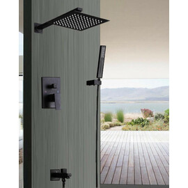 ВСТРАИВАЕМЫЙ ДУШЕВОЙ КОМПЛЕКТ ALMAES TEIVAZ TVZ-1805 ЧЕРНЫЙ