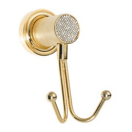 КРЮЧОК ДВОЙНОЙ BOHEME ROYAL CRISTAL ЗОЛОТО