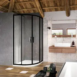 ДУШЕВОЙ УГОЛ RAVAK BLIX SLIM BLSCP4-80 ЧЕРНЫЙ/TRANSPARENT