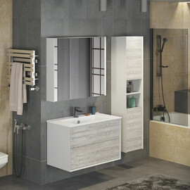 ШКАФ-КОЛОННА COMFORTY ЖЕНЕВА-35 ДУБ БЕЛЫЙ