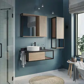 ШКАФ-КОЛОННА COMFORTY ЛИССАБОН-40 ДУБ ТЕМНЫЙ