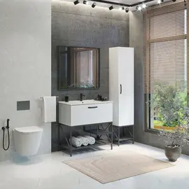 ШКАФ-КОЛОННА COMFORTY БРЕДФОРД-40 БЕЛЫЙ