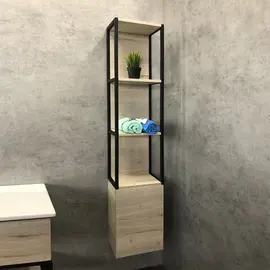 ШКАФ-КОЛОННА COMFORTY МАЛЬМЕ-35 ДУБ ДЫМЧАТЫЙ